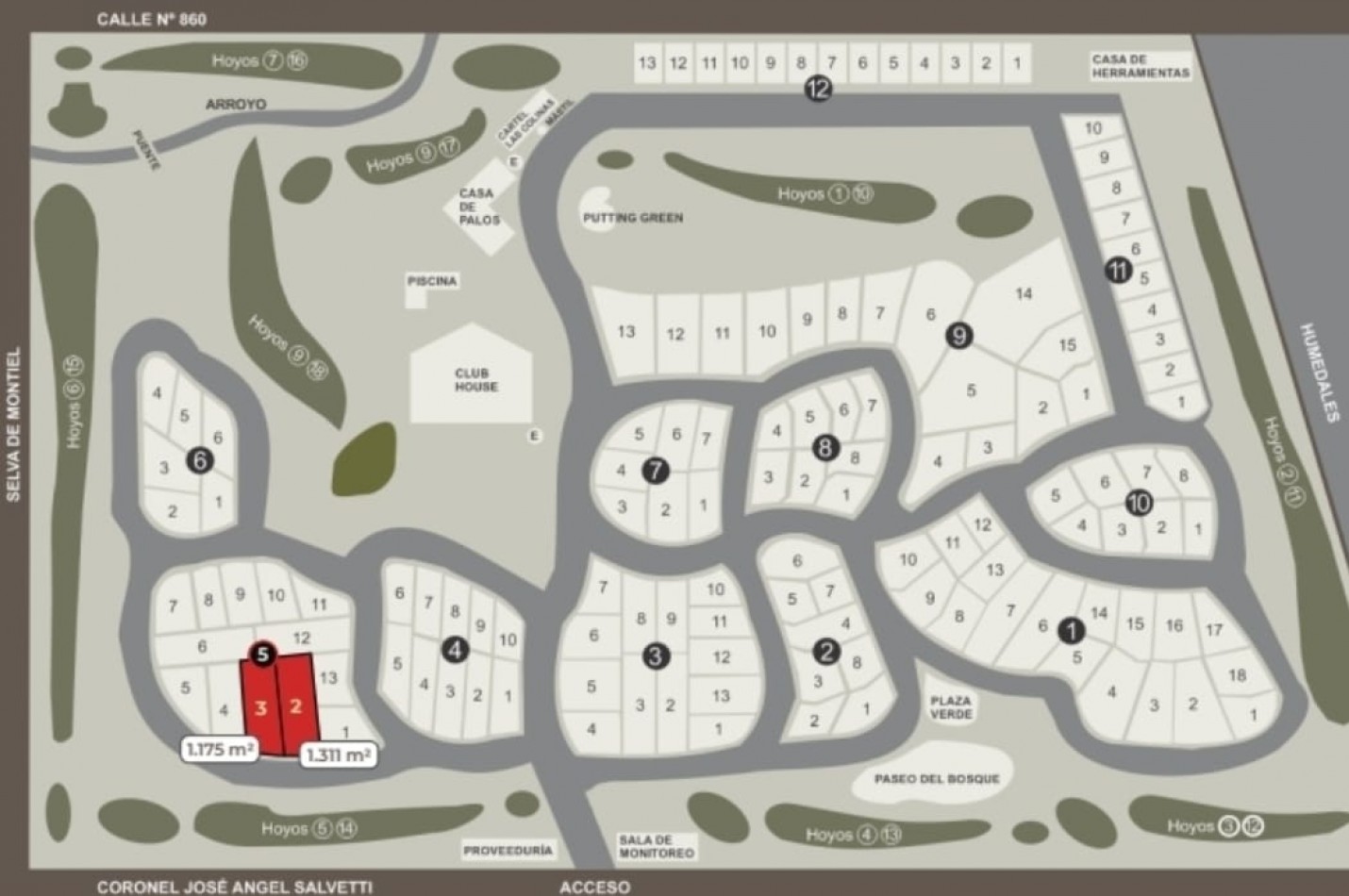 Terrenos premium en Club de Golf Las Colinas