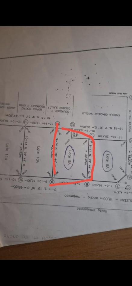 Lote en venta zona de altisimo crecimiento.