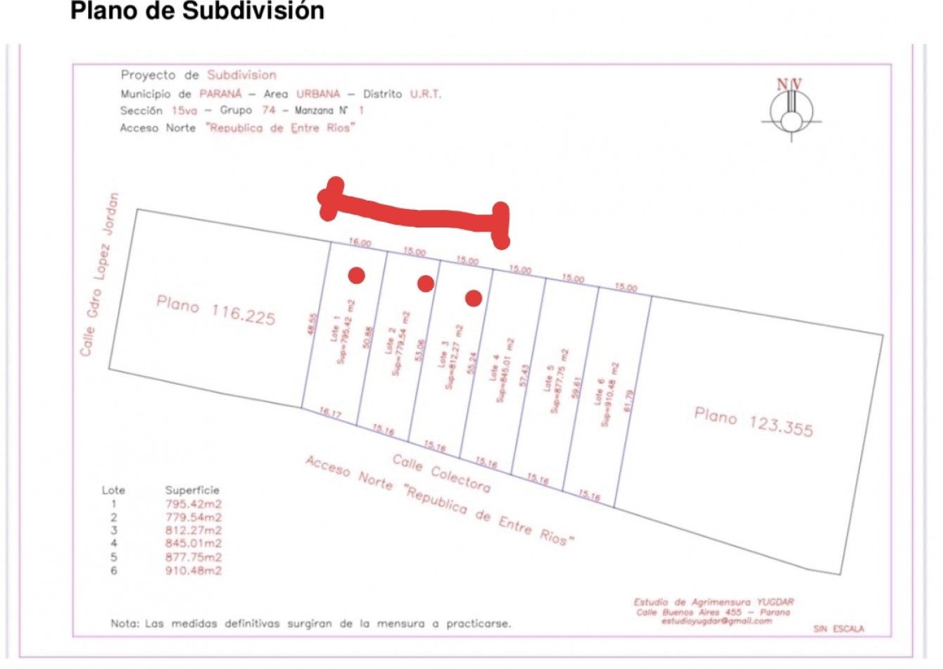 Gran terreno en venta (3 Lotes juntos). Optimo para desarrollo, logistica y mas 