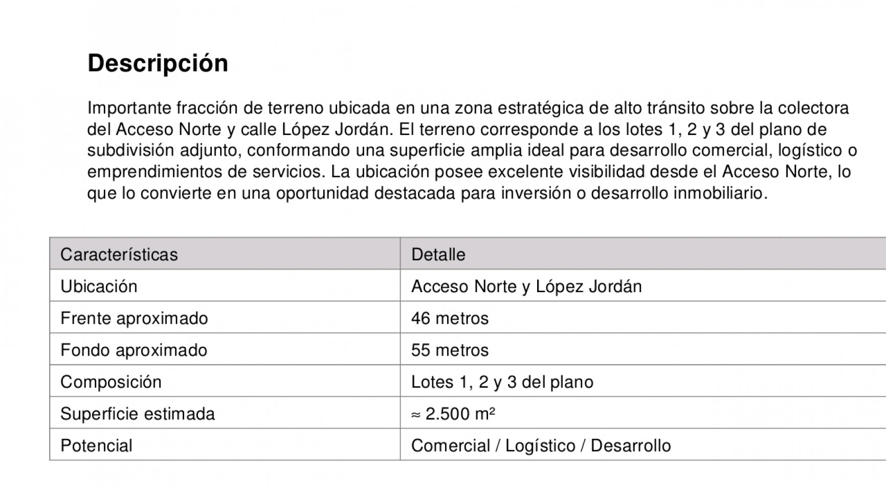 Gran terreno en venta (3 Lotes juntos). Optimo para desarrollo, logistica y mas 