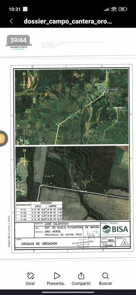 Cantera de Explotacion 20 hectareas 