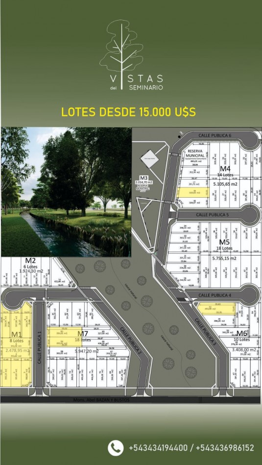LOTEO  VISTAS DEL SEMINARIO  - SEGUNDA PREVENTA INICIADA